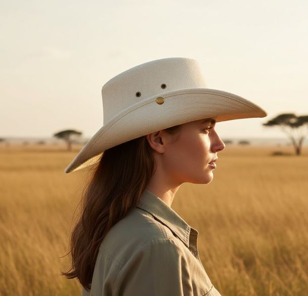 White Safari Hat