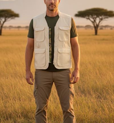 Animal Print Safari Jacket