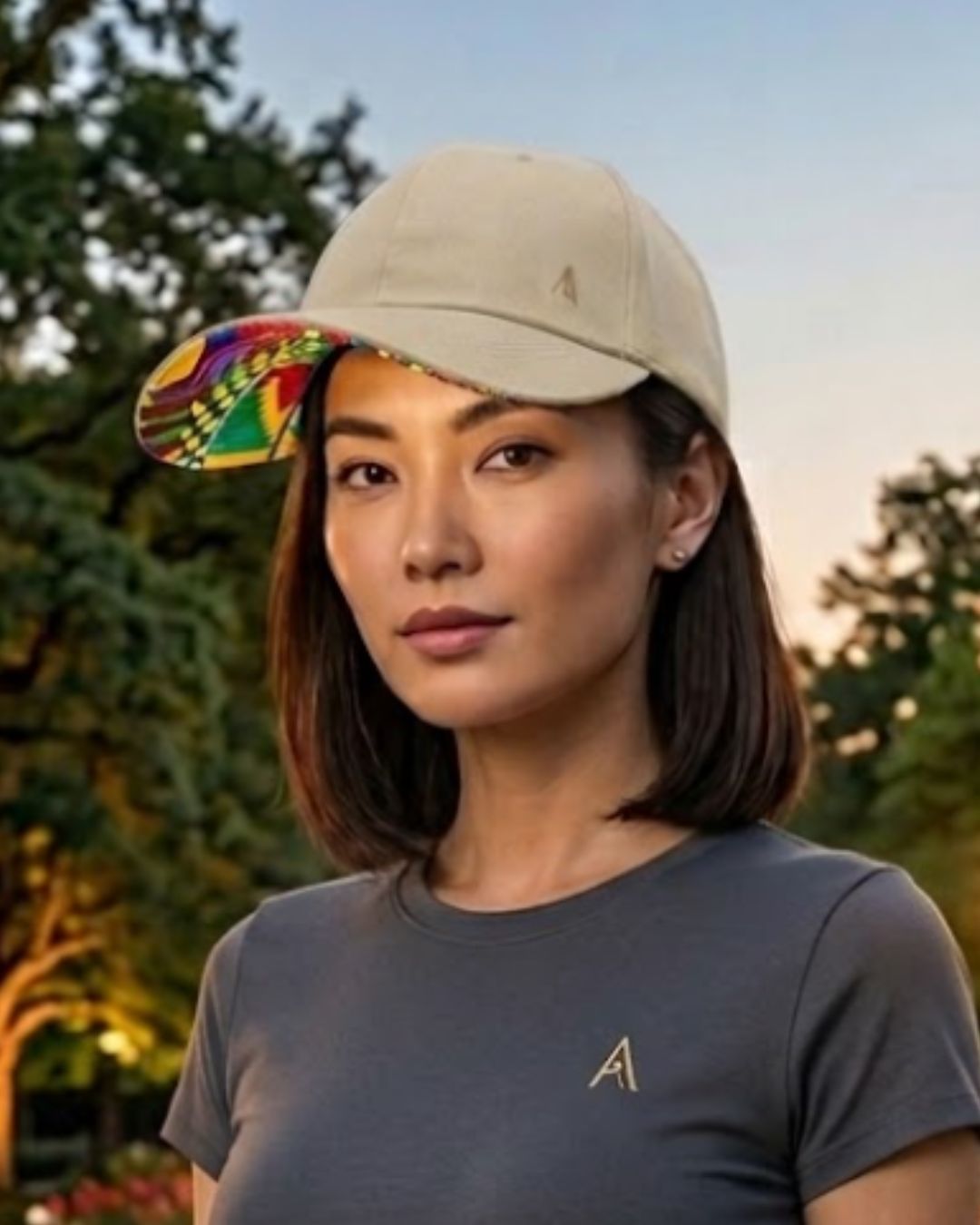 Under Visor print – Ankara Baseball cap