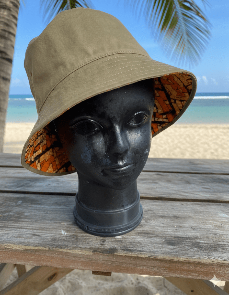 Reversible Ankara Bucket Hat