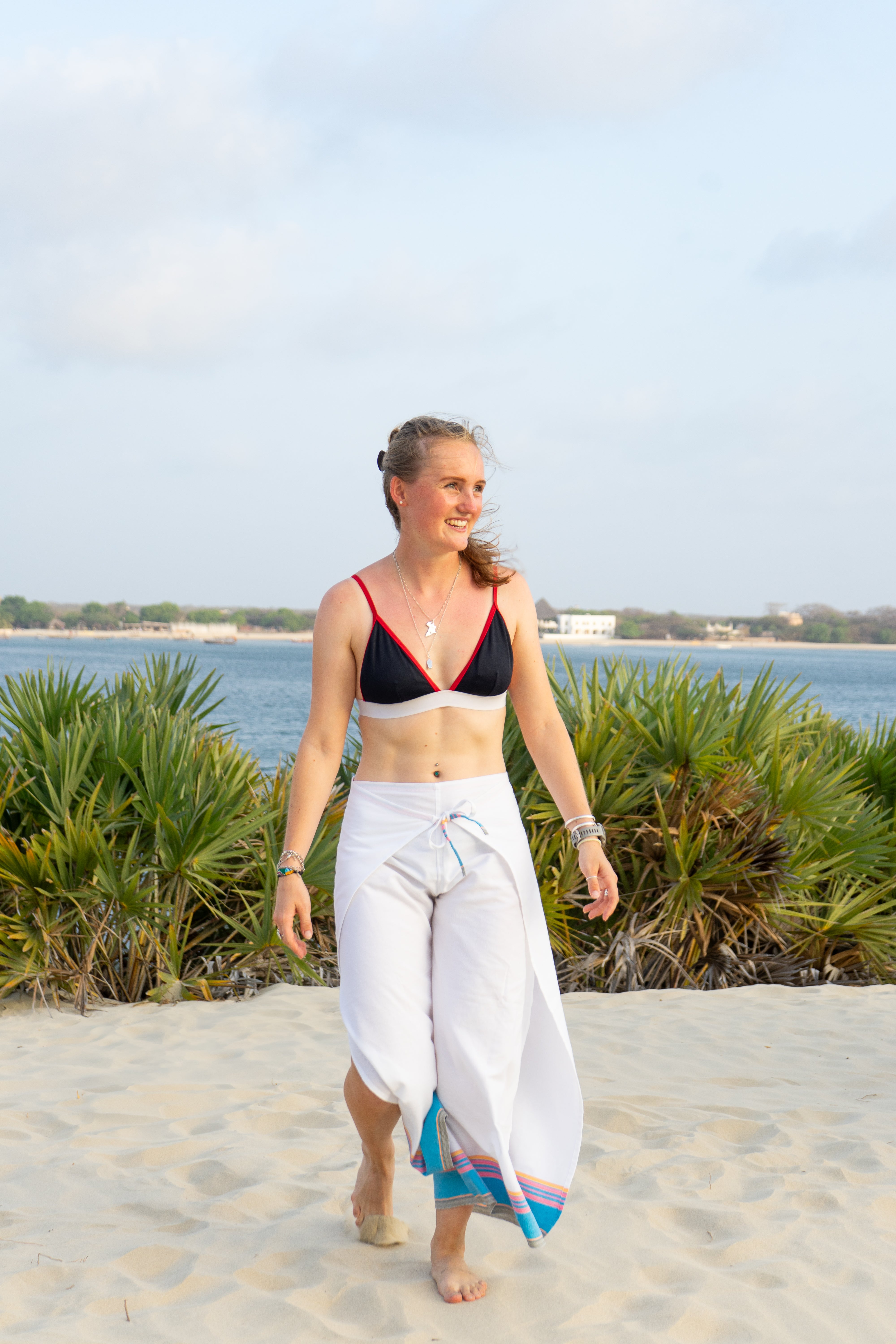 White Lamu Trousers