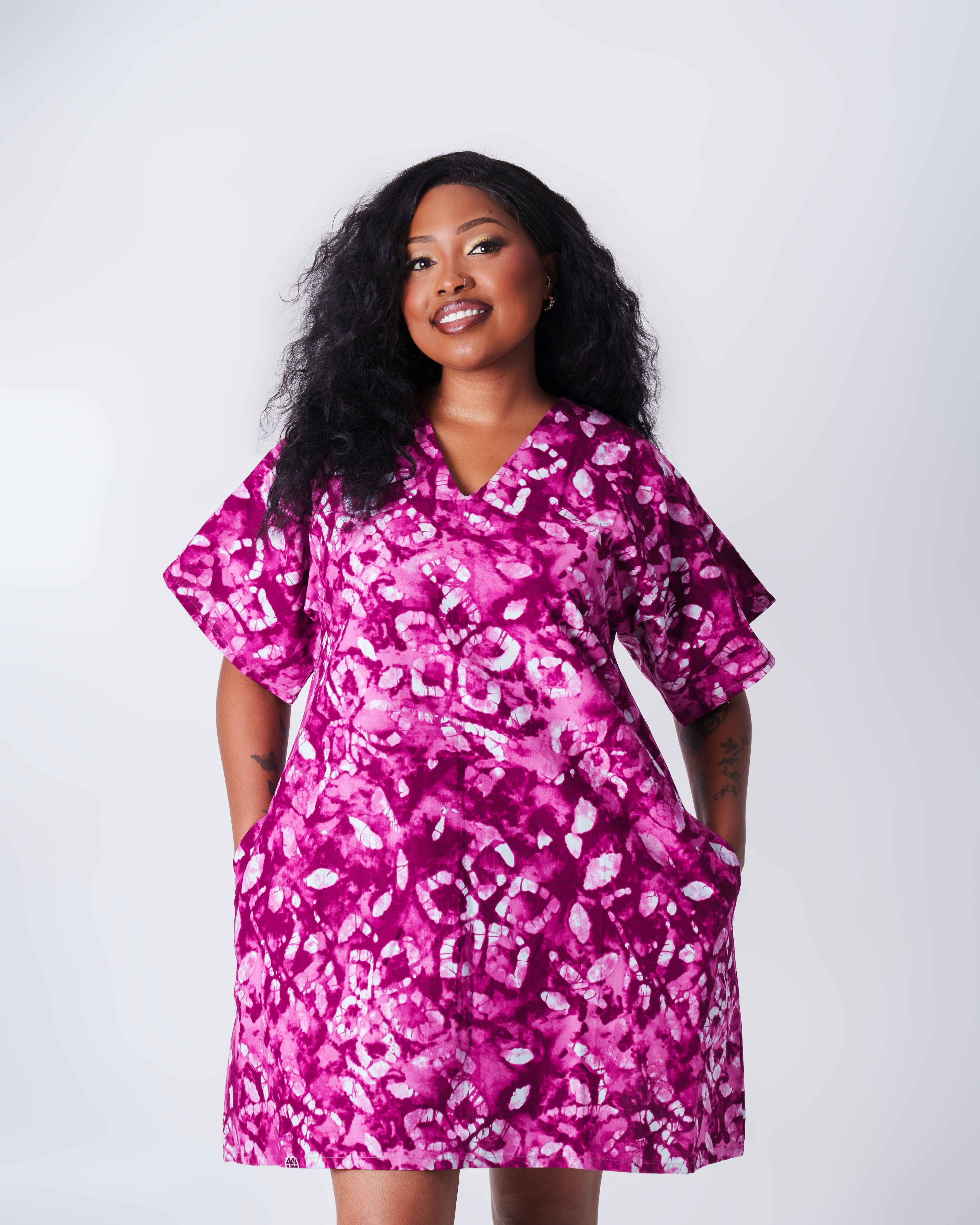 Ankara Circular Shift-Pink