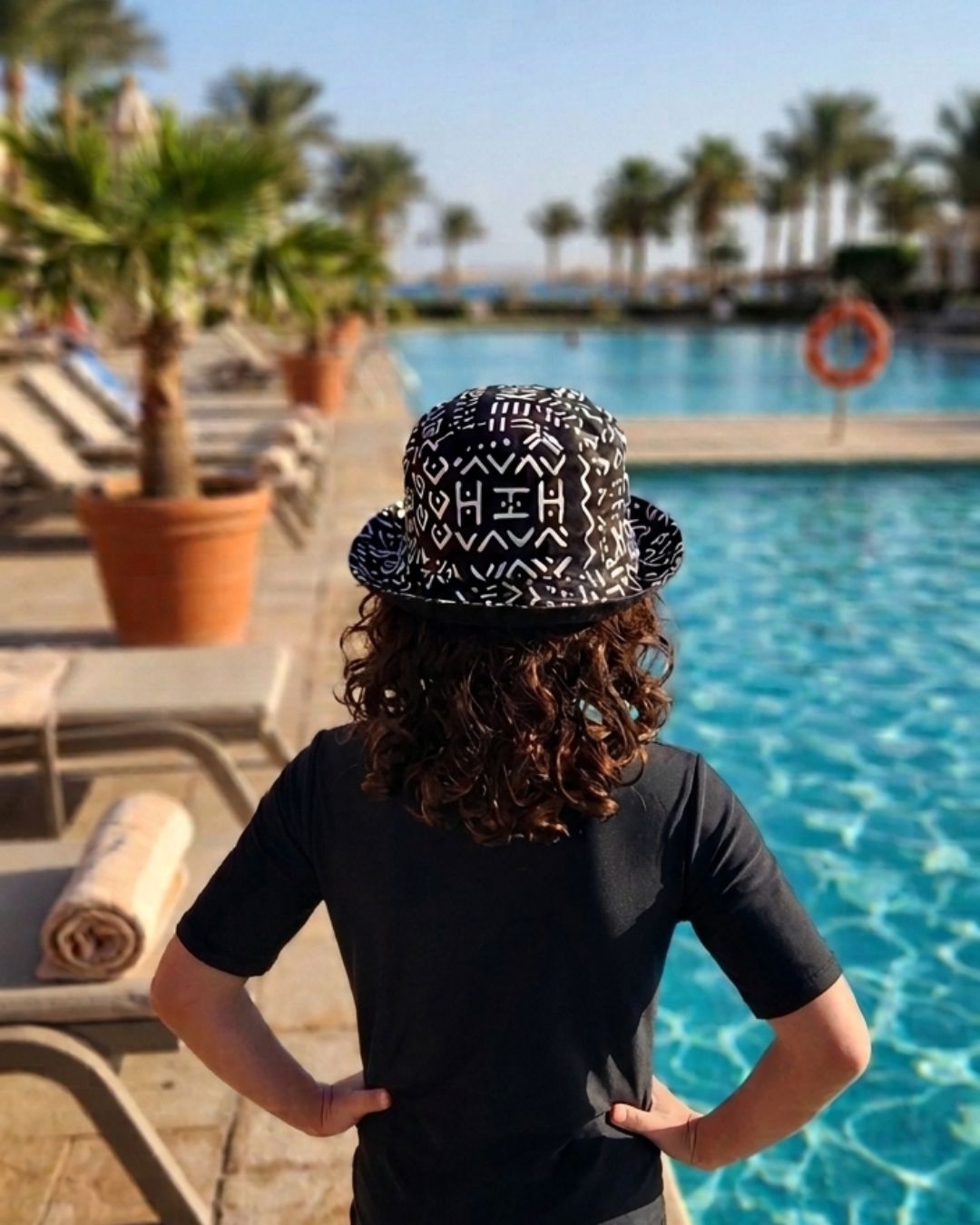Reversible Ankara Bucket Hat (little legends – kids size)