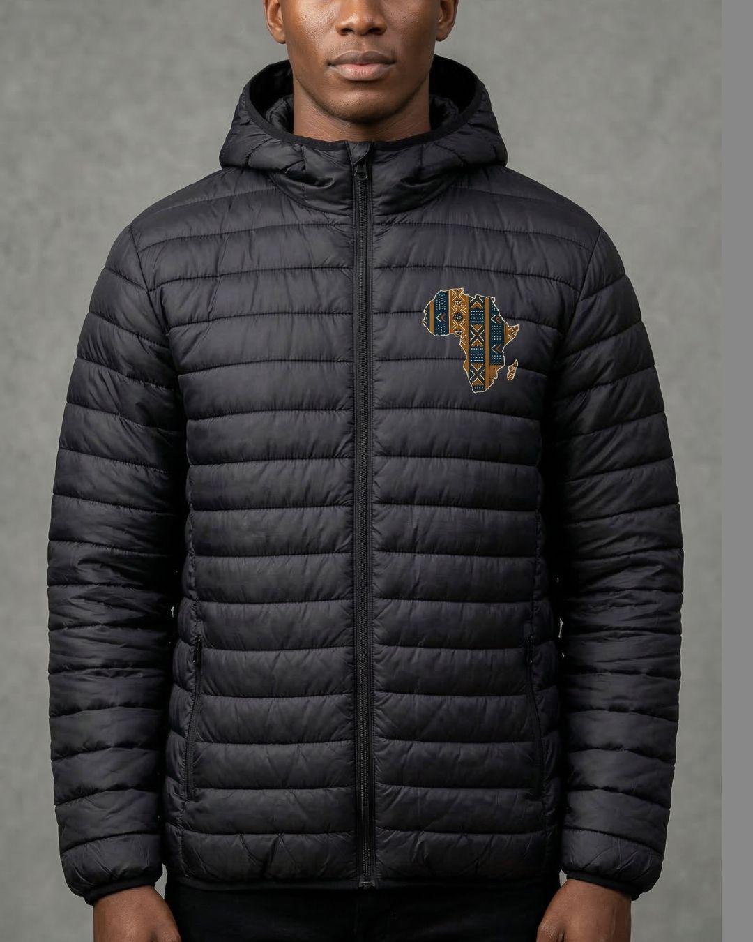Black Puffer Jacket – Detachable Hood