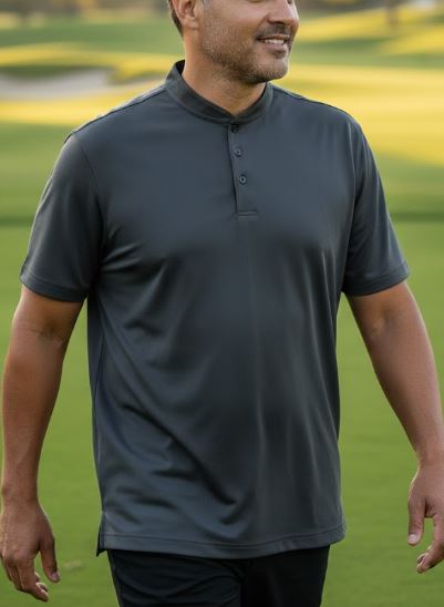 Charcoal Grey Drifit Polo Shirt