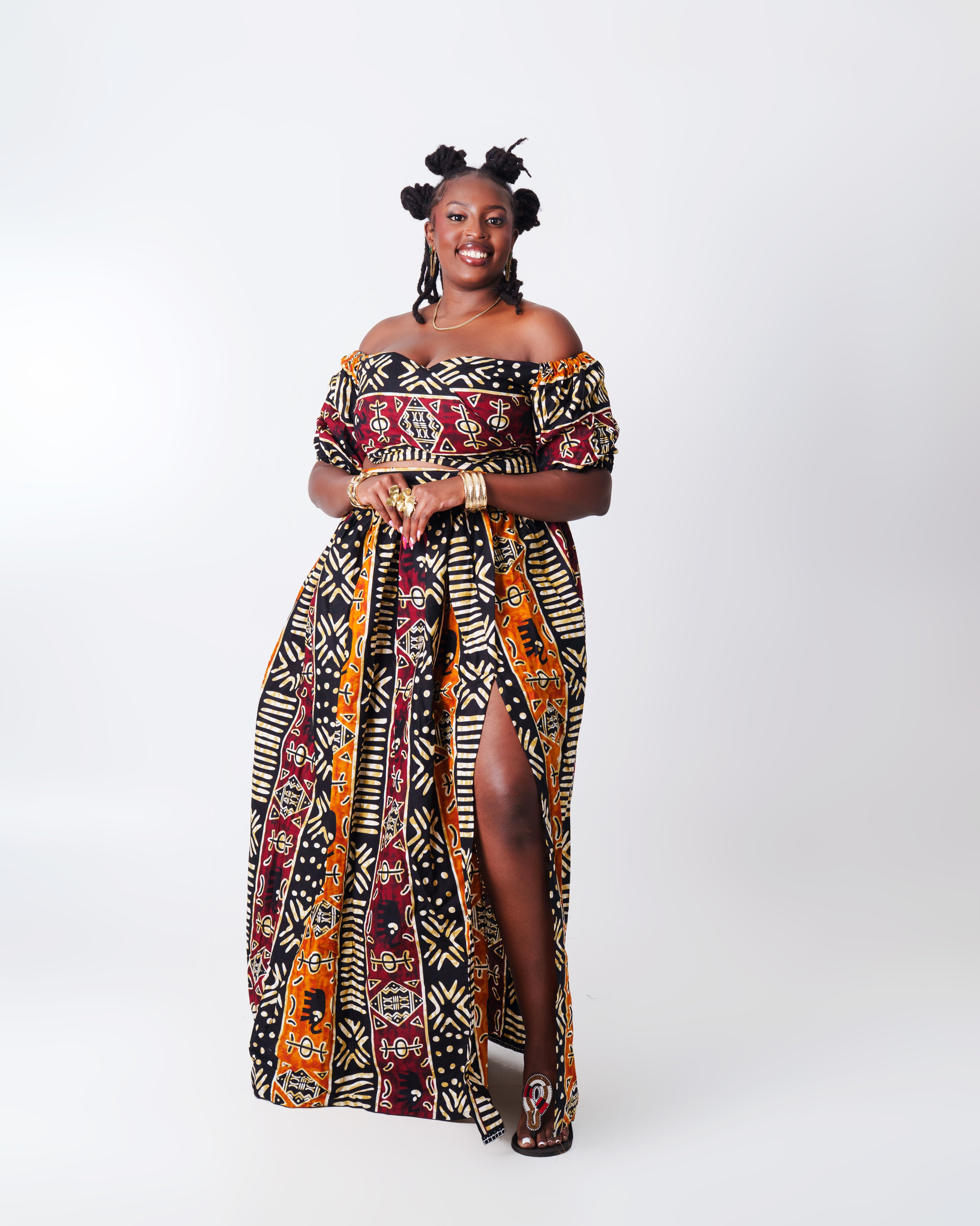 Ankara Skirt Set -Multicoloured