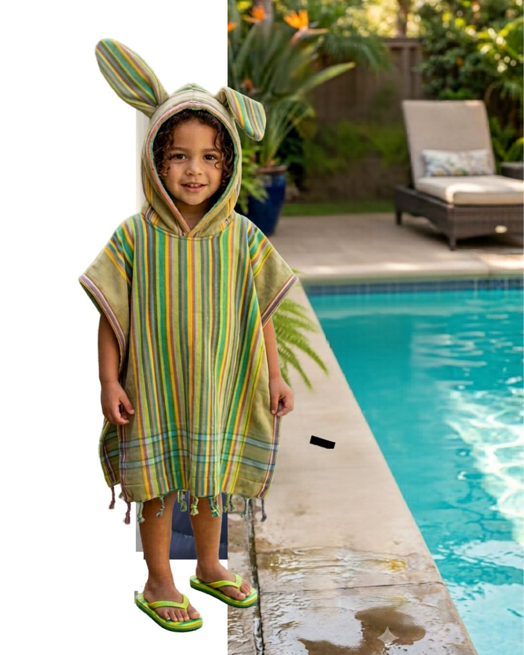 The “Little Bunny” Kikoy Towel Poncho
