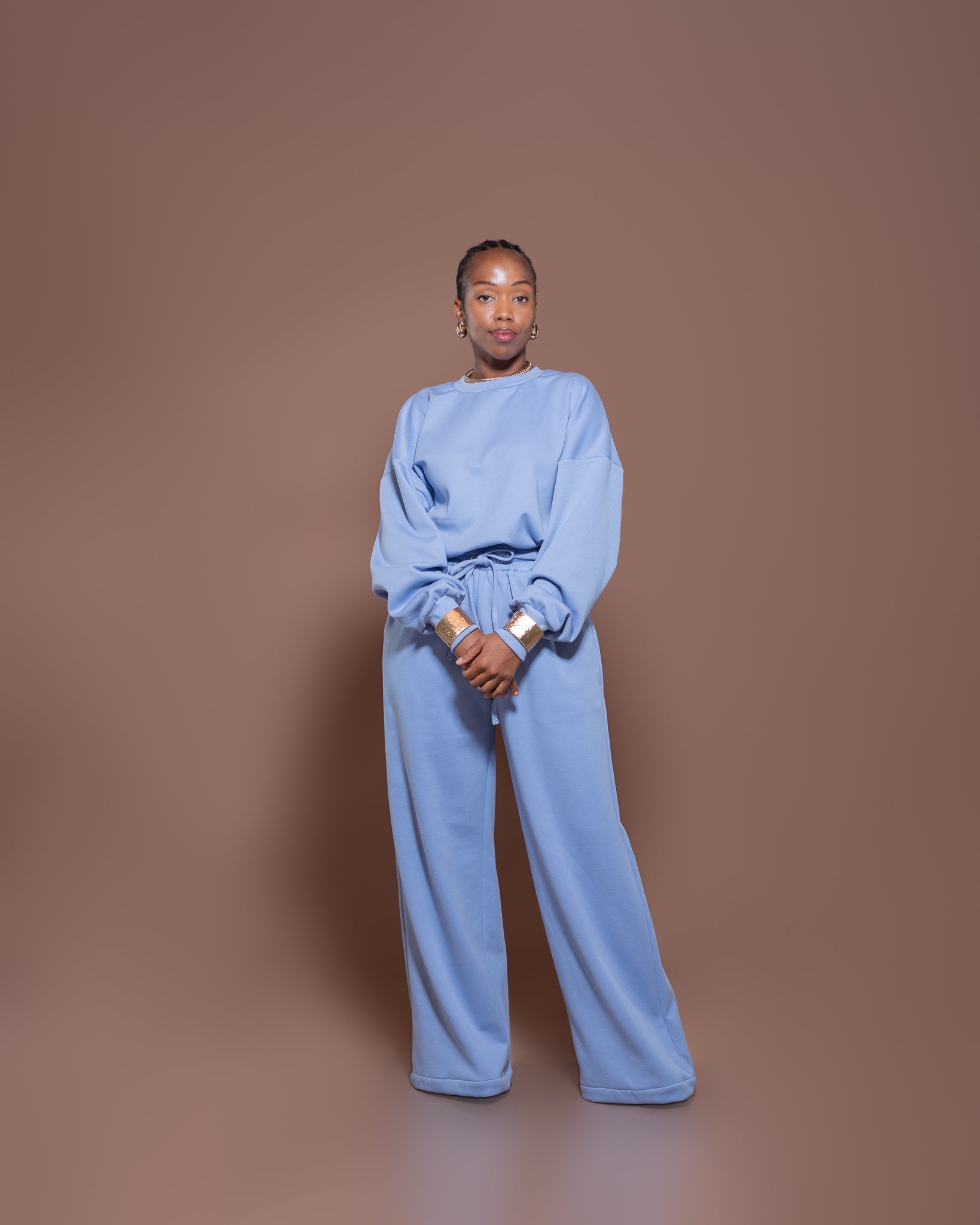 Luxe Leisure  Pants in Sky
