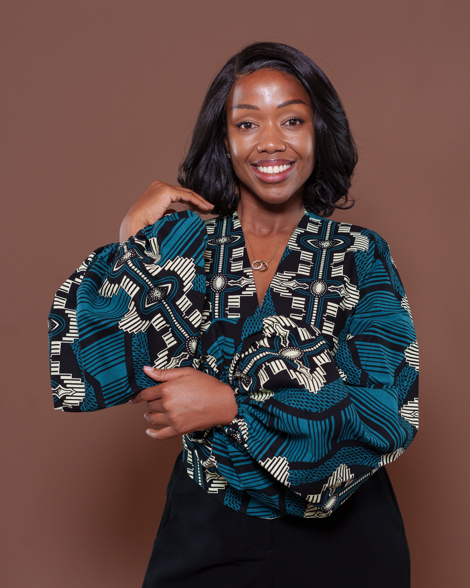Adire Corset Top In Zani