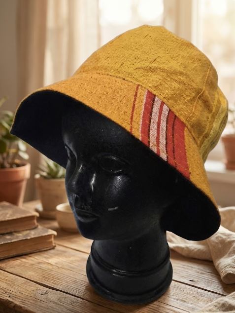 Reversible Kikoy Bucket Hat