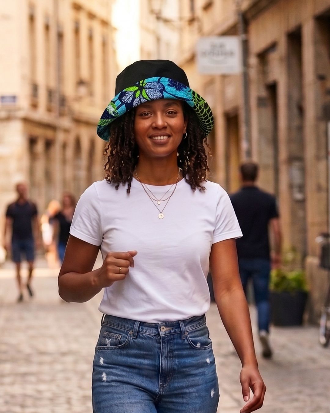 Reversible Ankara Bucket Hat