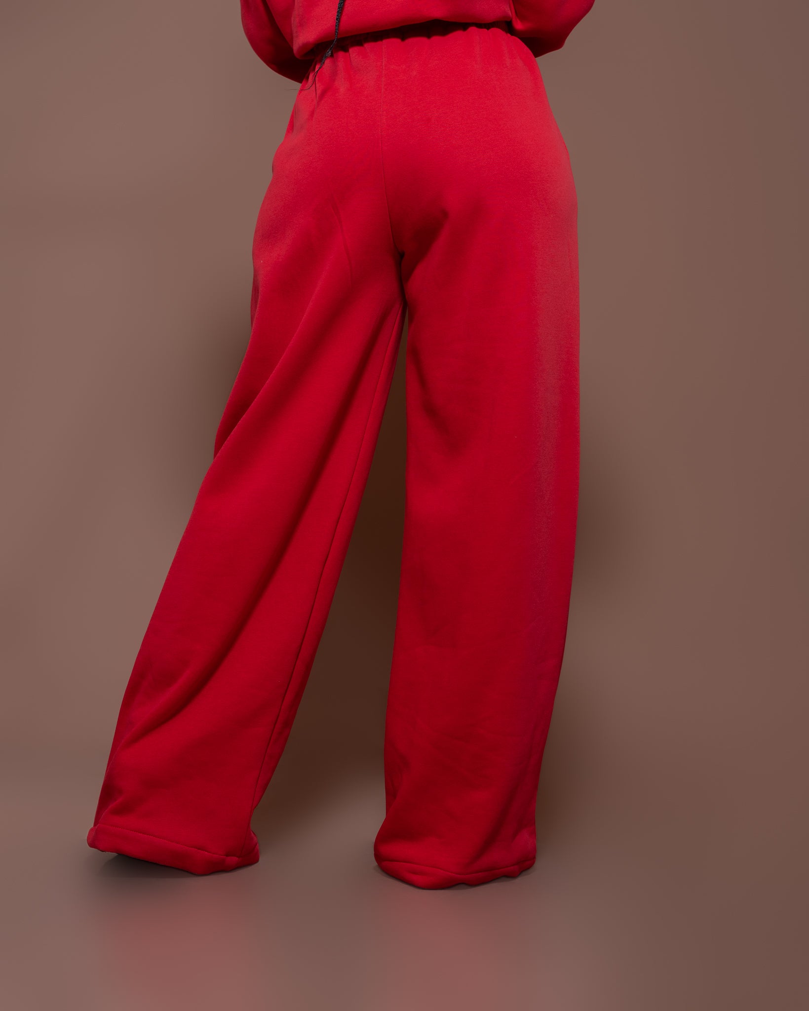Luxe Leisure Pants in Red