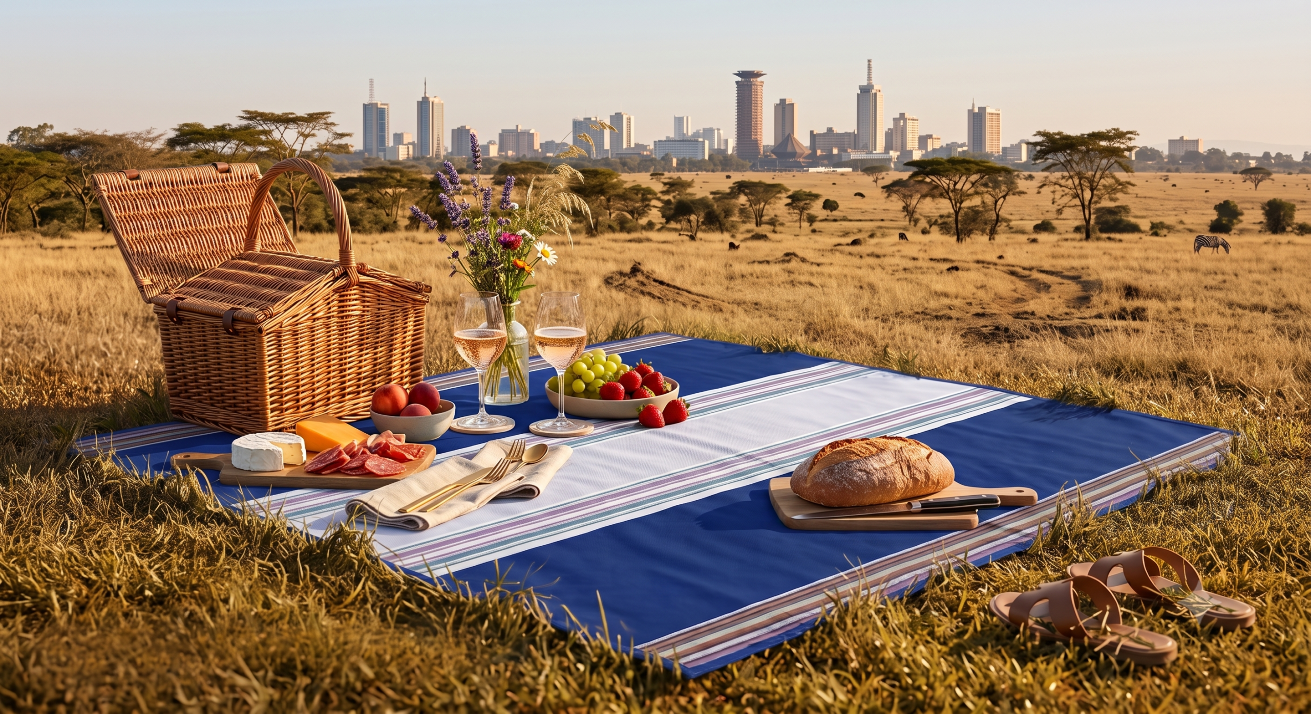 Kikoy Picnic Mat – (with foam padding and PVC lining)