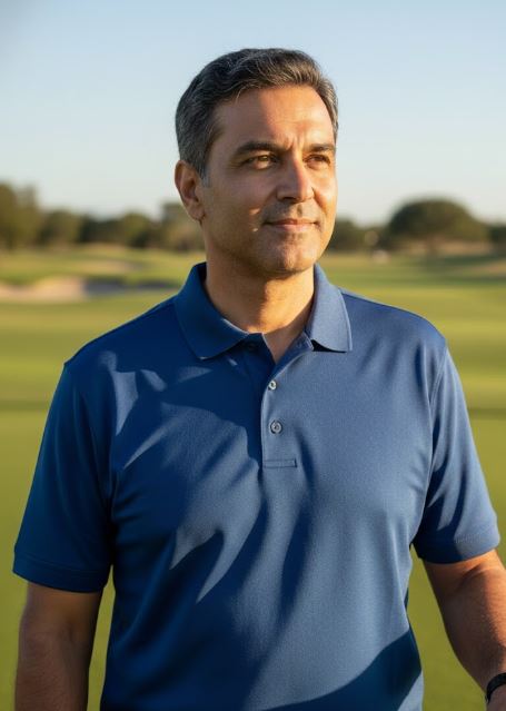 Navy Drifit Polo Shirt