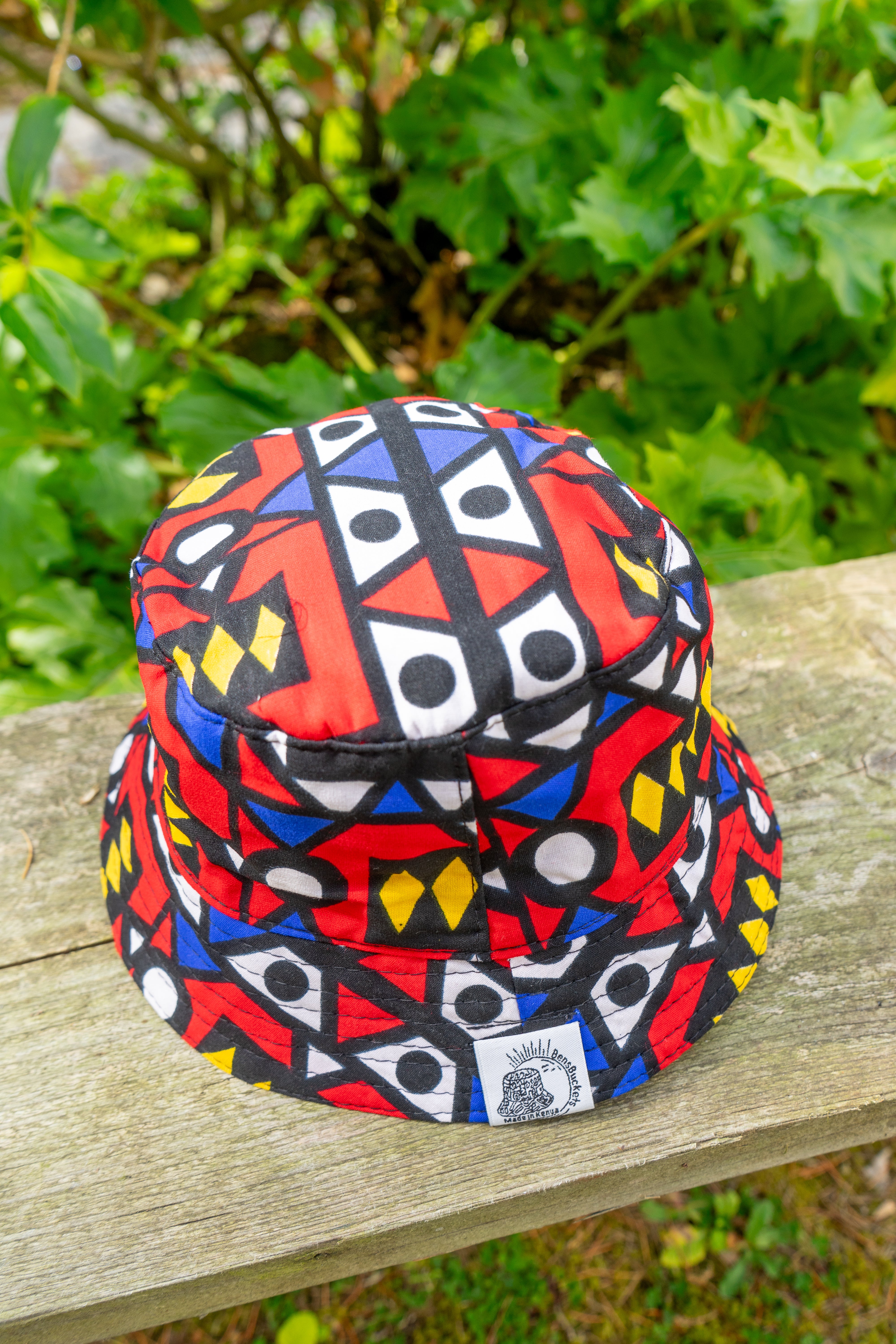 Red Tribal Bucket Hat